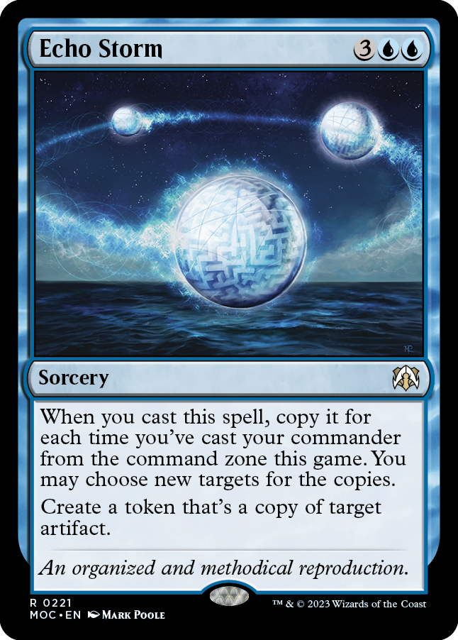 Echo Storm [March of the Machine Commander] Magic: The Gathering