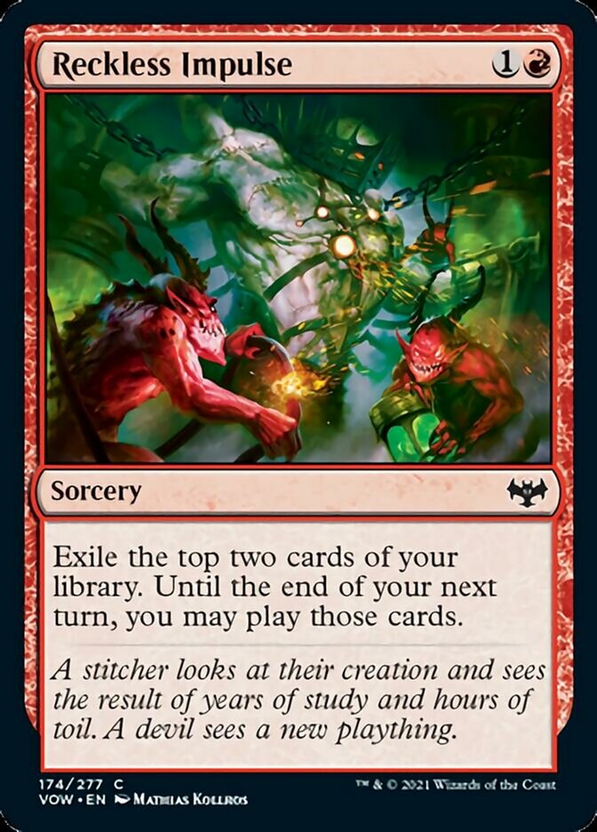 Reckless Impulse [Innistrad: Crimson Vow] Magic: The Gathering