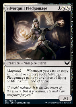 Silverquill Pledgemage [Strixhaven: School of Mages] Magic: The Gathering