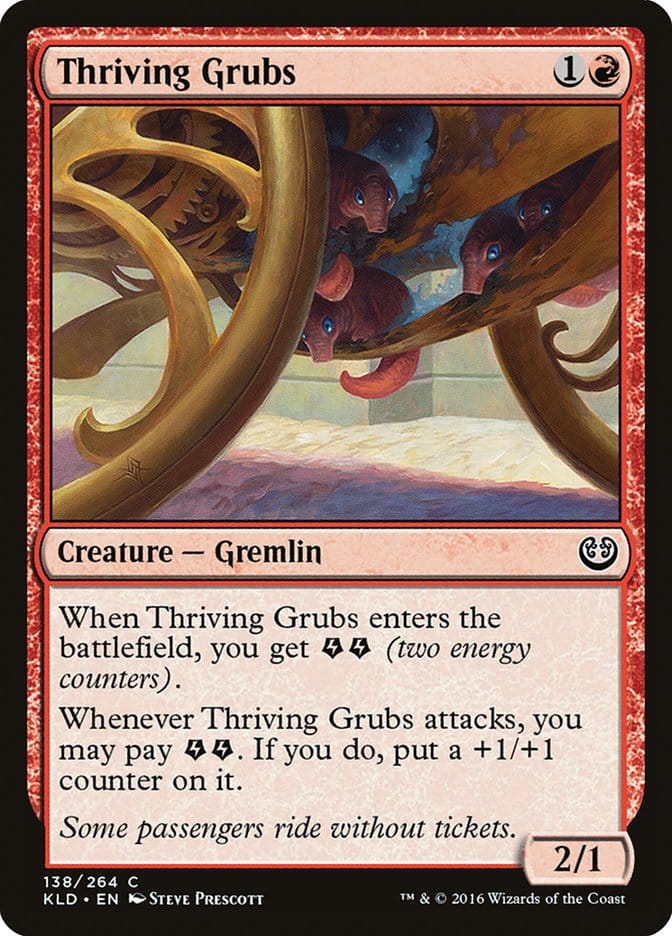 Thriving Grubs [Kaladesh] Magic: The Gathering
