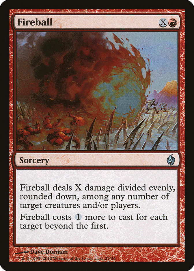 Fireball [Premium Deck Series: Fire and Lightning] Magic: The Gathering