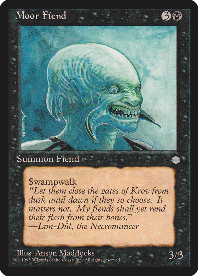 Moor Fiend [Ice Age] Magic: The Gathering