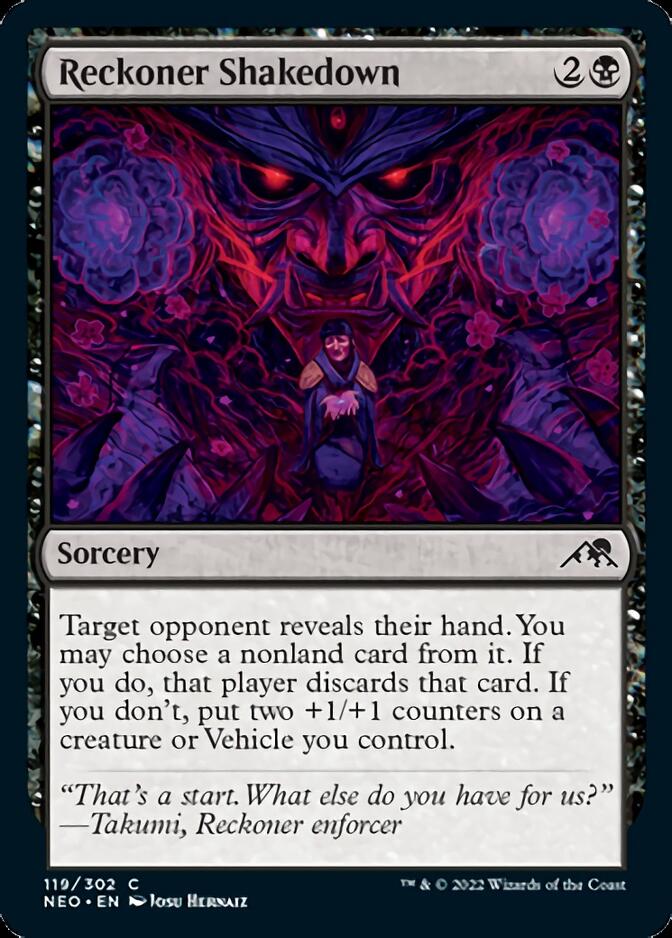 Reckoner Shakedown [Kamigawa: Neon Dynasty] Magic: The Gathering