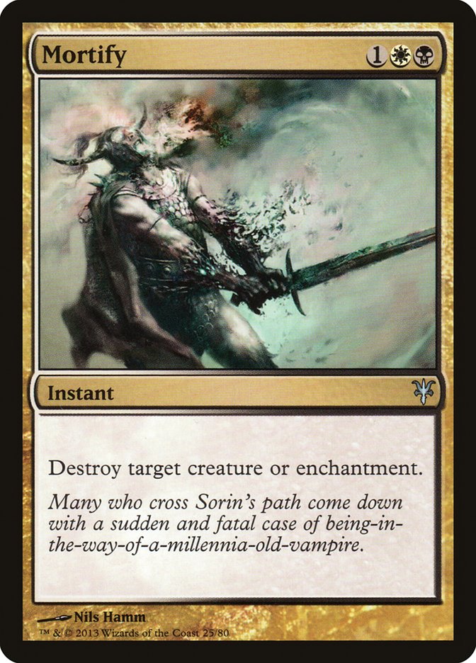 Mortify [Duel Decks: Sorin vs. Tibalt] Magic: The Gathering