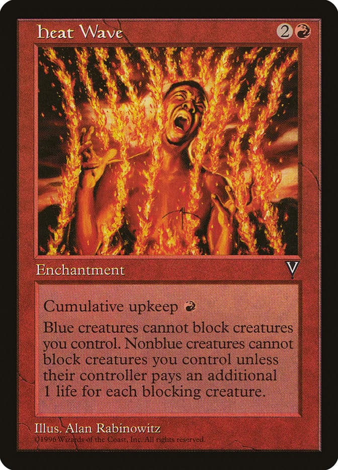 Heat Wave [Visions] Magic: The Gathering