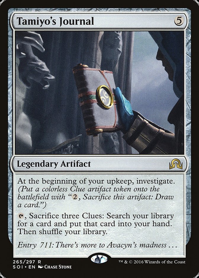Tamiyo's Journal (Entry 711) [Shadows over Innistrad] Magic: The Gathering