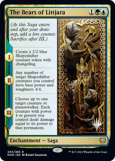 The Bears of Littjara (Promo Pack) [Kaldheim Promos] Magic: The Gathering