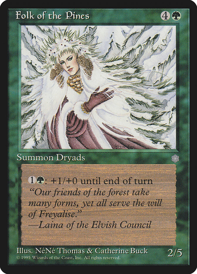 Folk of the Pines [Ice Age] Magic: The Gathering
