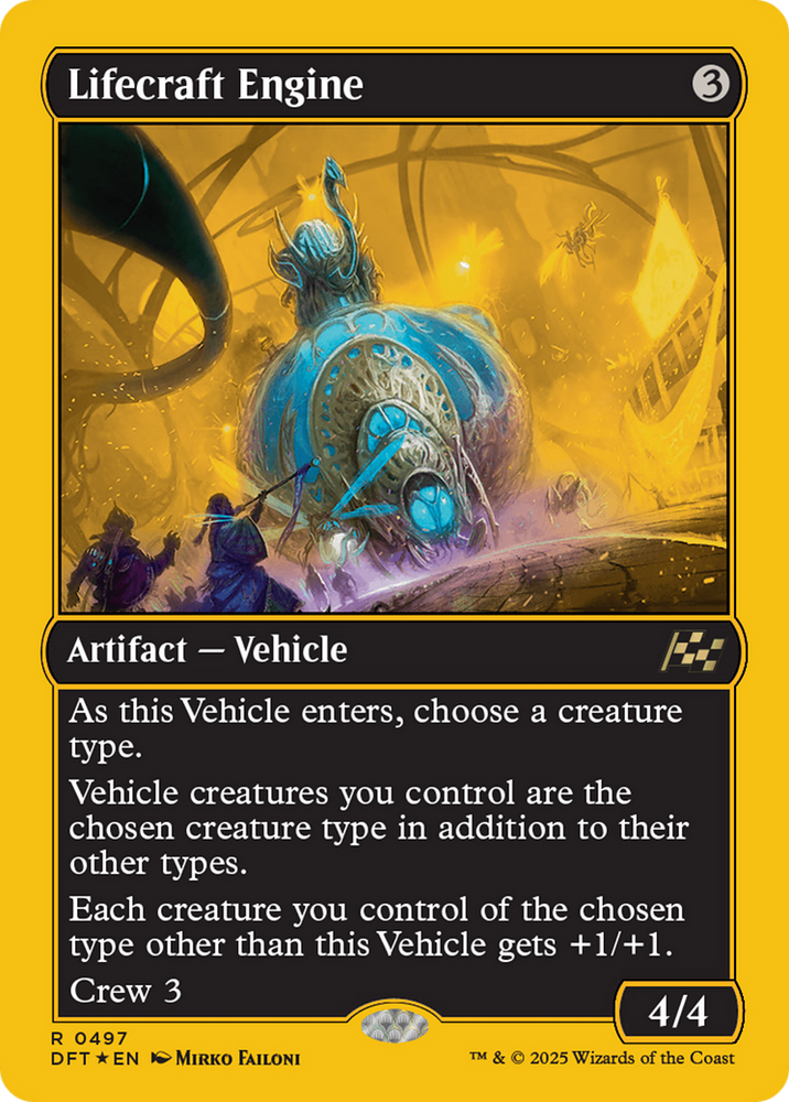 Lifecraft Engine (First-Place Foil) [Aetherdrift] Magic: The Gathering