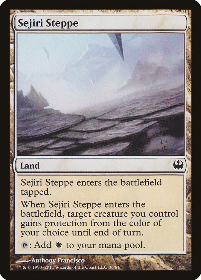 Sejiri Steppe [Duel Decks: Knights vs. Dragons] Magic: The Gathering