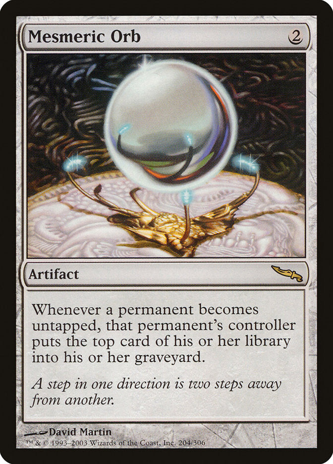 Mesmeric Orb [Mirrodin] Magic: The Gathering