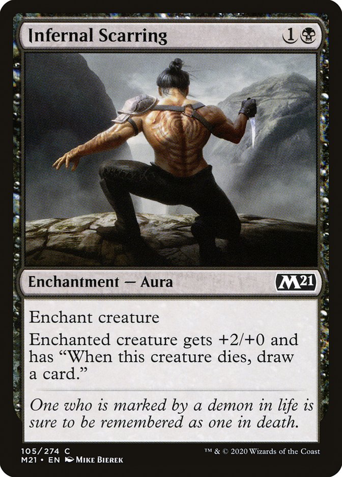 Infernal Scarring [Core Set 2021] Magic: The Gathering