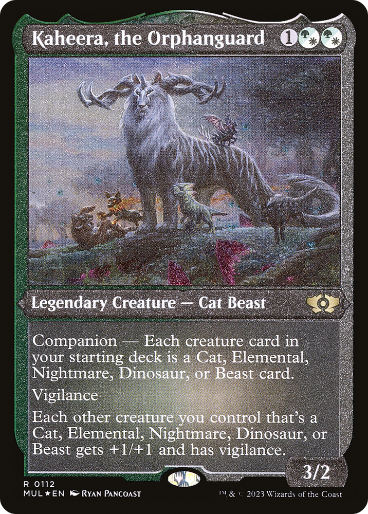Kaheera, the Orphanguard (Foil Etched) [Multiverse Legends] Magic: The Gathering