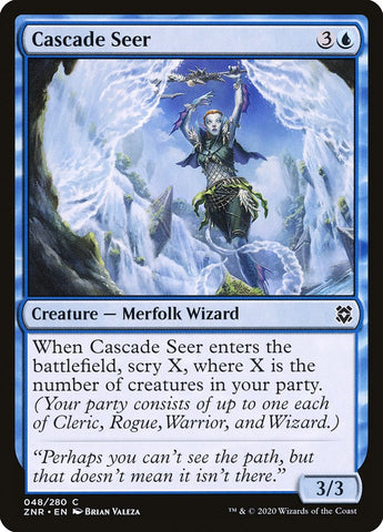 Cascade Seer [Zendikar Rising] Magic: The Gathering