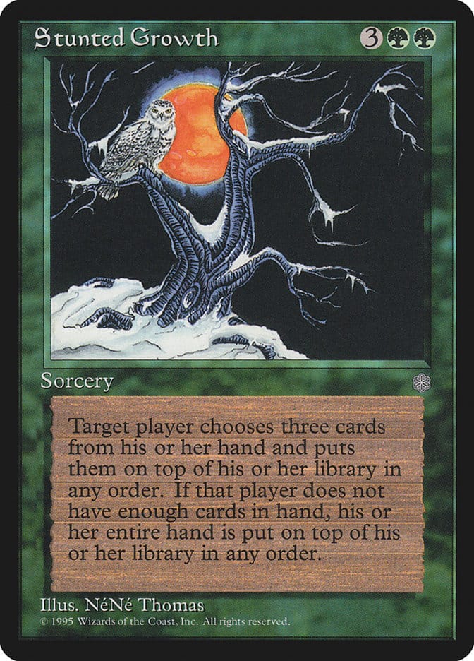 Stunted Growth [Ice Age] Magic: The Gathering
