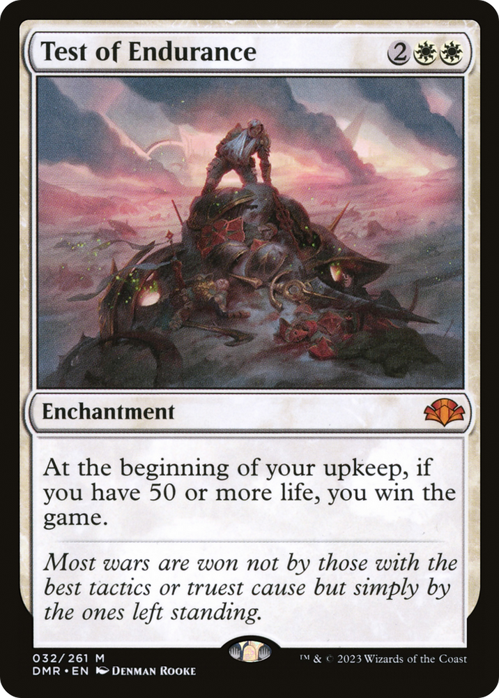 Test of Endurance [Dominaria Remastered] Magic: The Gathering