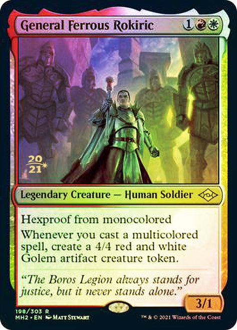 General Ferrous Rokiric [Modern Horizons 2 Prerelease Promos] Magic: The Gathering