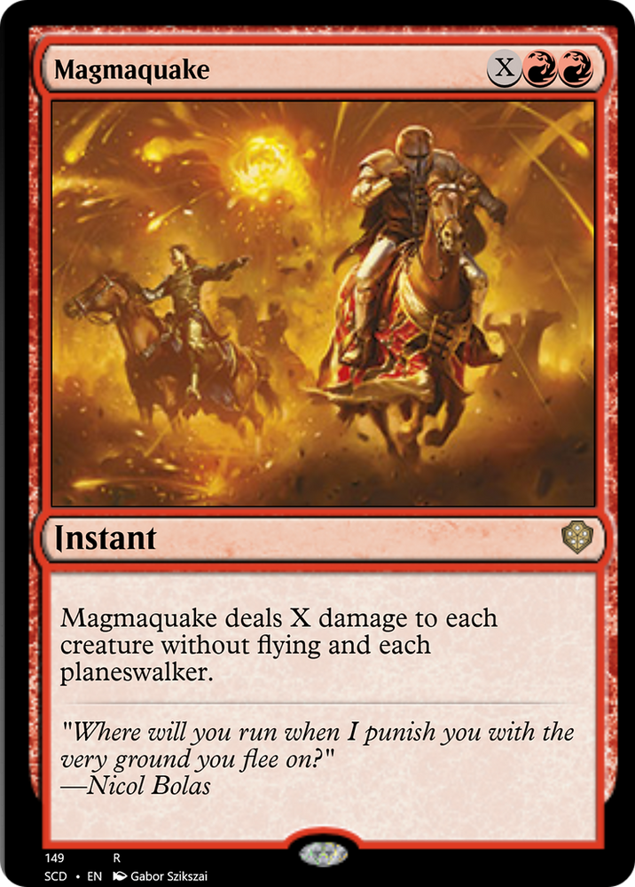 Magmaquake [Starter Commander Decks] Magic: The Gathering