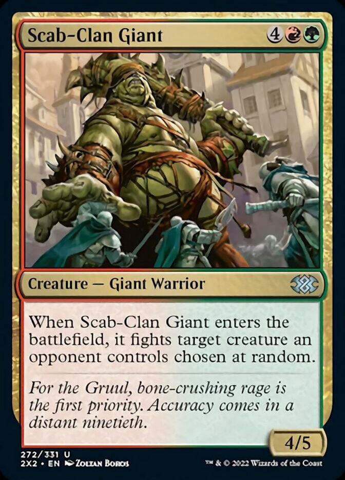Scab-Clan Giant [Double Masters 2022] Magic: The Gathering