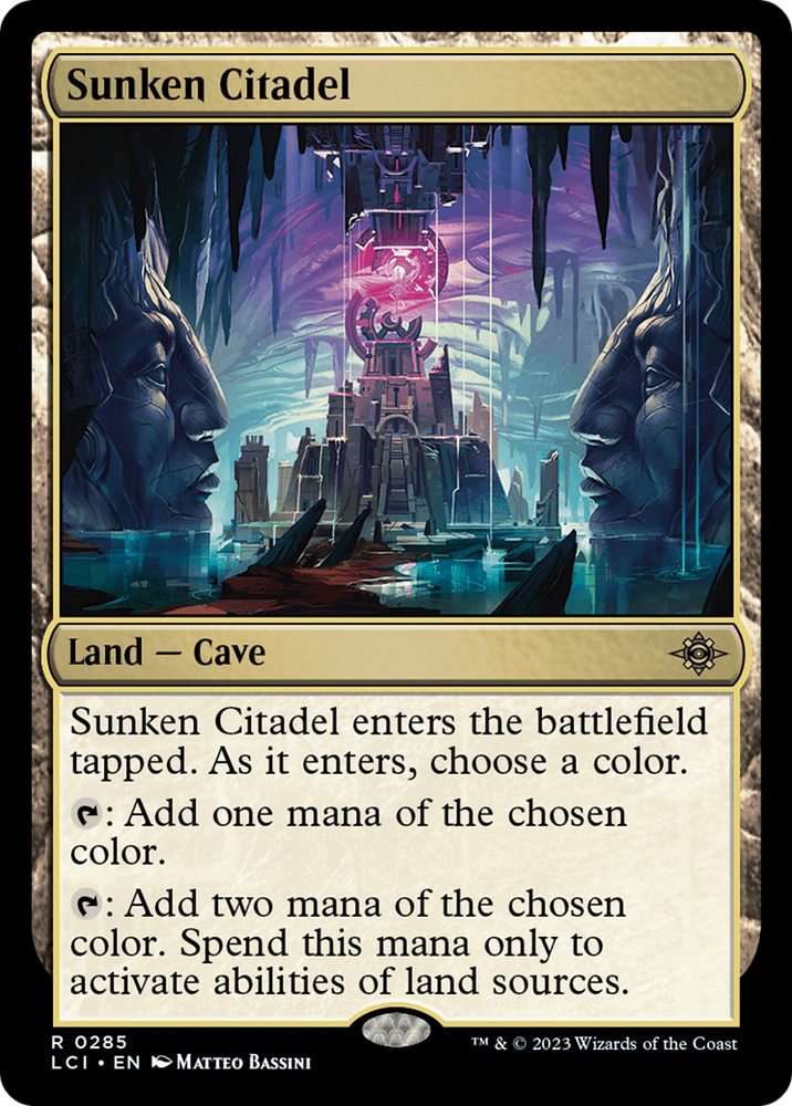 Sunken Citadel [The Lost Caverns of Ixalan] Magic: The Gathering