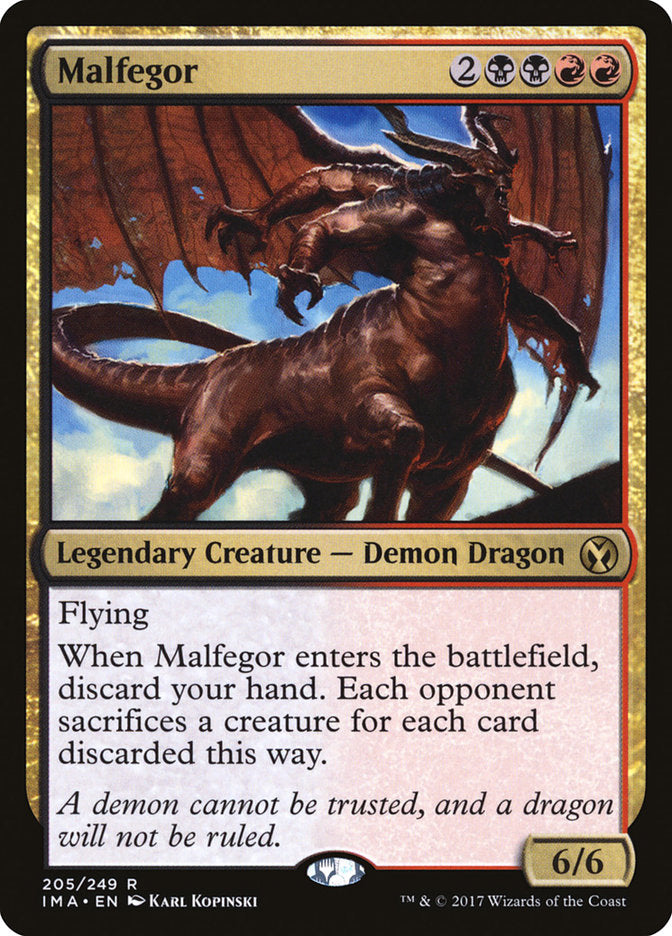 Malfegor [Iconic Masters] Magic: The Gathering