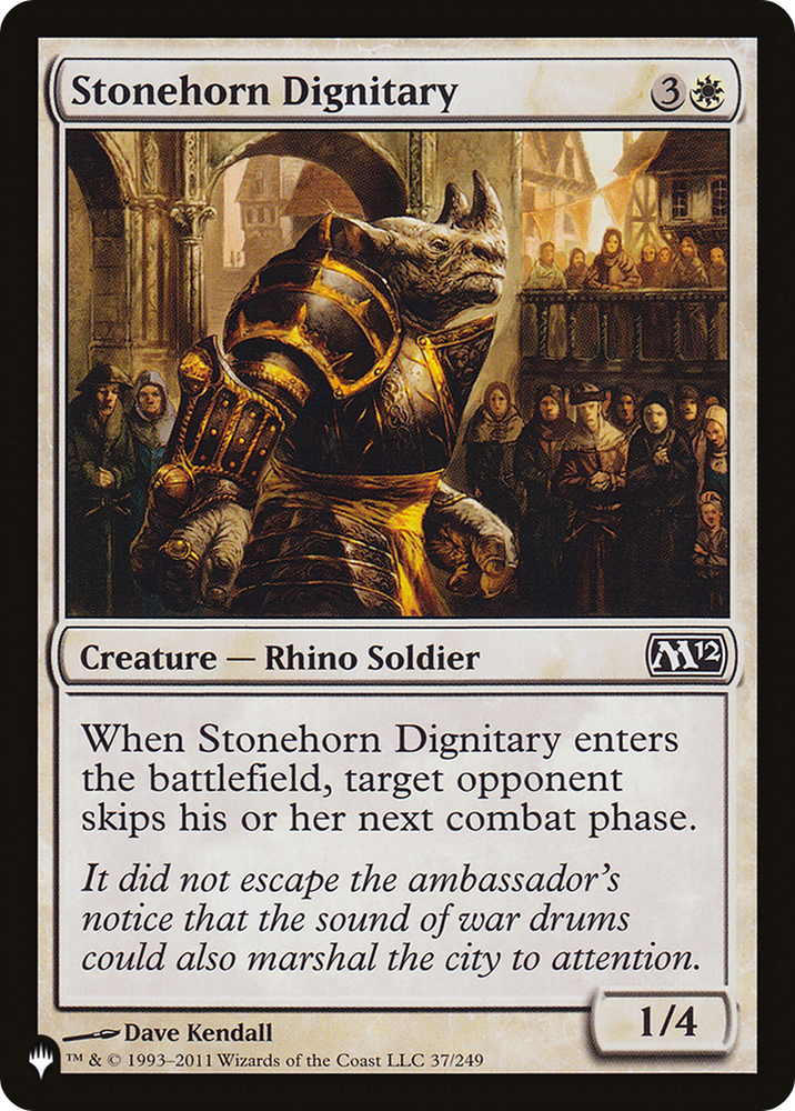 Stonehorn Dignitary [The List] Magic: The Gathering