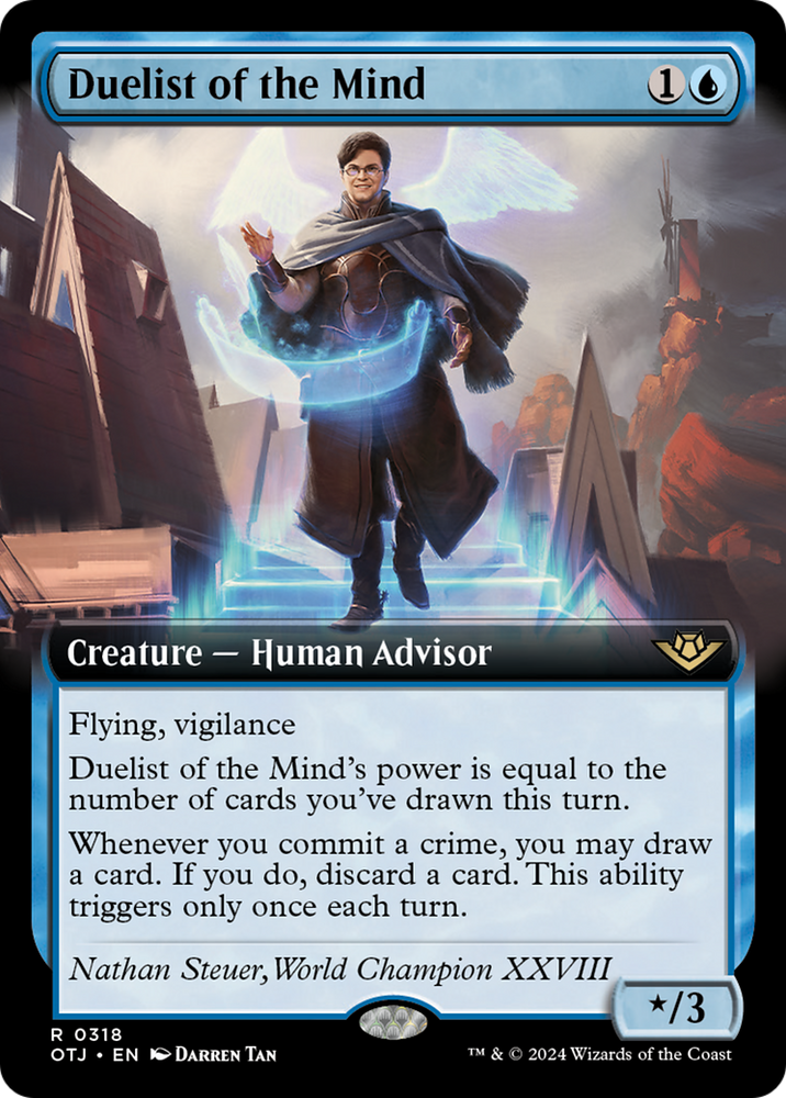 Duelist of the Mind (Extended Art) [Outlaws of Thunder Junction] Magic: The Gathering