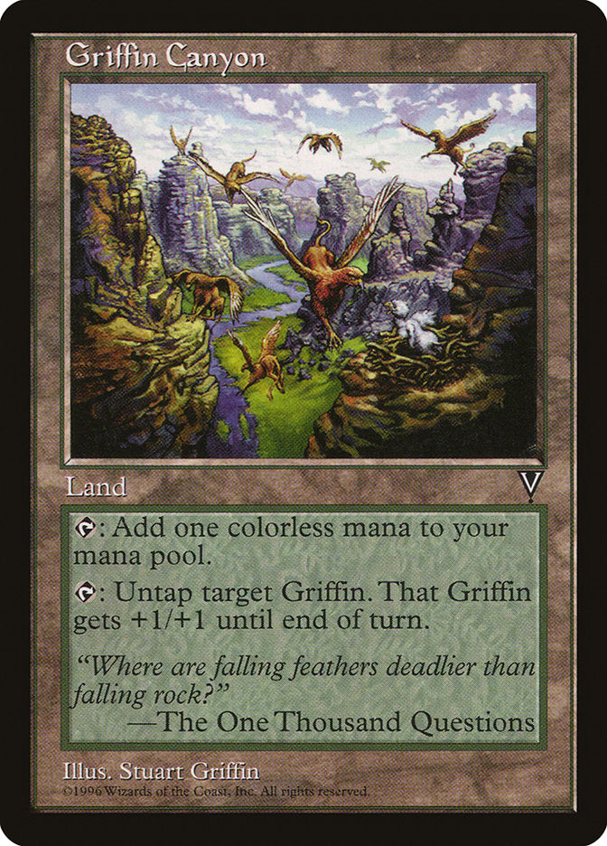 Griffin Canyon [Visions] Magic: The Gathering