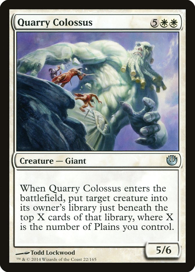 Quarry Colossus [Journey into Nyx] Magic: The Gathering