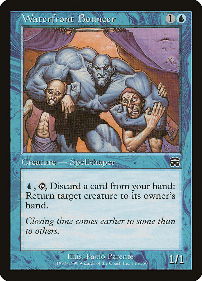 Waterfront Bouncer [Mercadian Masques] Magic: The Gathering