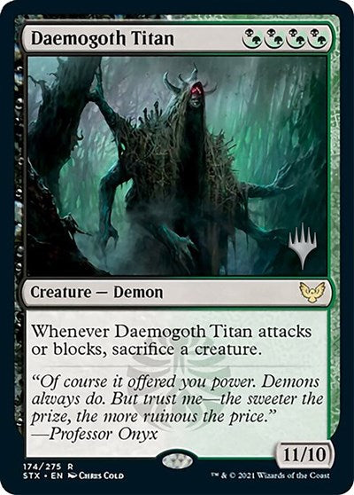 Daemogoth Titan (Promo Pack) [Strixhaven: School of Mages Promos] Magic: The Gathering