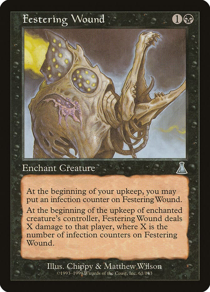 Festering Wound [Urza's Destiny] Magic: The Gathering