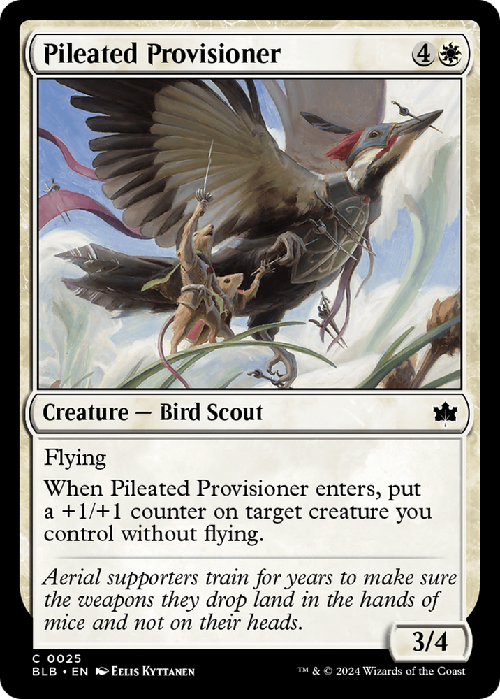 Pileated Provisioner [Bloomburrow] Magic: The Gathering