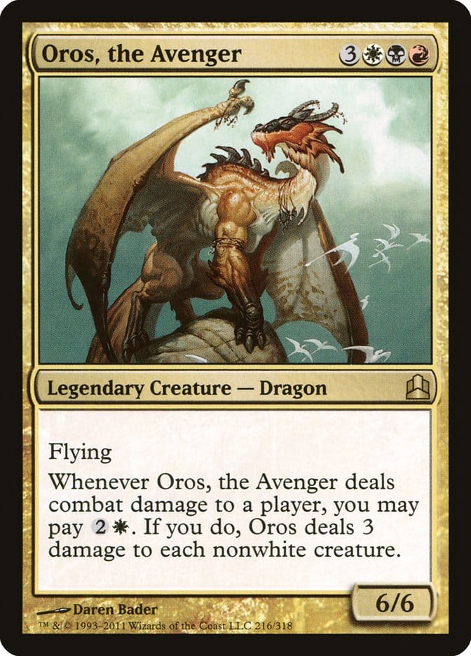 Oros, the Avenger [Commander 2011] Magic: The Gathering