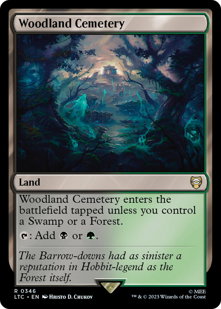 Woodland Cemetery [The Lord of the Rings: Tales of Middle-Earth Commander] Magic: The Gathering