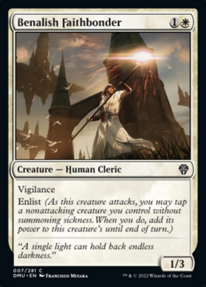 Benalish Faithbonder [Dominaria United] Magic: The Gathering