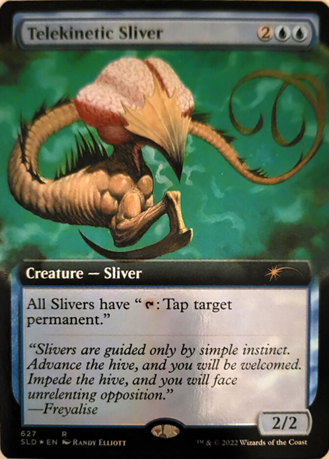 Telekinetic Sliver (Extended Art) [Secret Lair Drop Promos] Magic: The Gathering