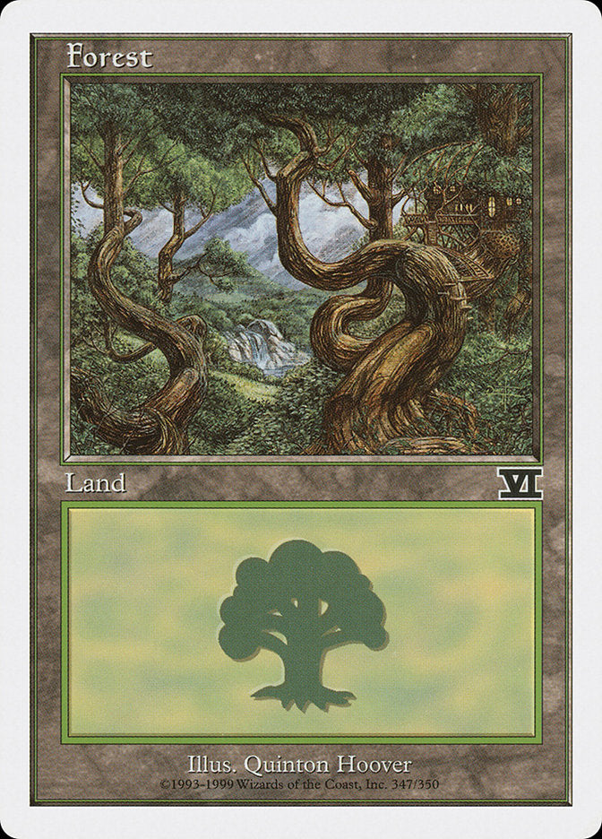 Forest (347) [Classic Sixth Edition] Magic: The Gathering
