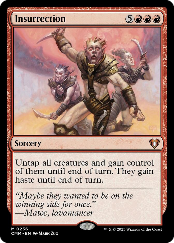 Insurrection [Commander Masters] Magic: The Gathering