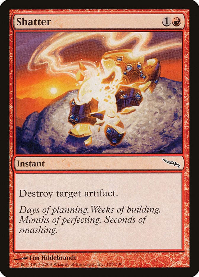 Shatter [Mirrodin] Magic: The Gathering