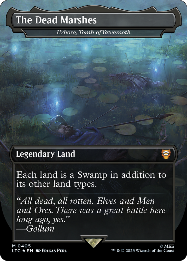 The Dead Marshes - Urborg, Tomb of Yawgmoth (Surge Foil Realms and Relics) [The Lord of the Rings: Tales of Middle-Earth Commander] Magic: The Gathering