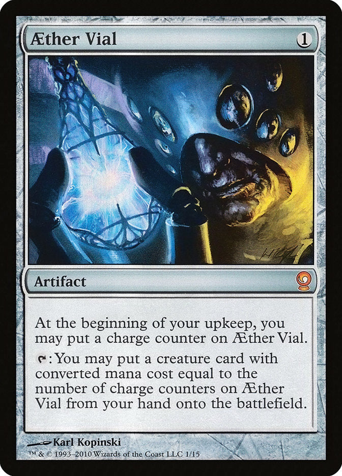 Aether Vial [From the Vault: Relics] Magic: The Gathering