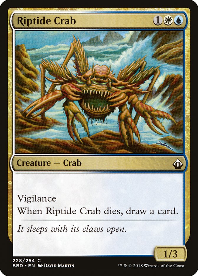 Riptide Crab [Battlebond] Magic: The Gathering