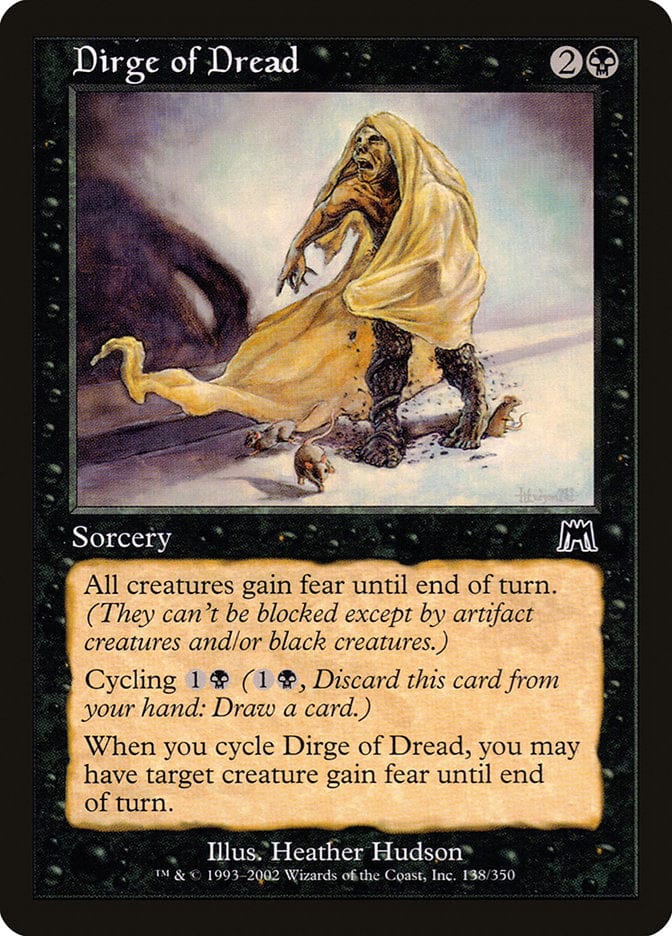 Dirge of Dread [Onslaught] Magic: The Gathering