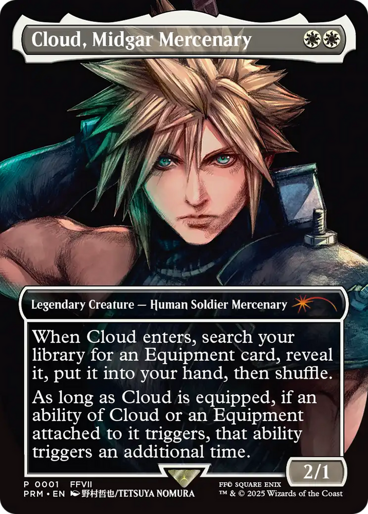 Cloud, Midgar Mercenary [Pro Tour Promos] Magic: The Gathering