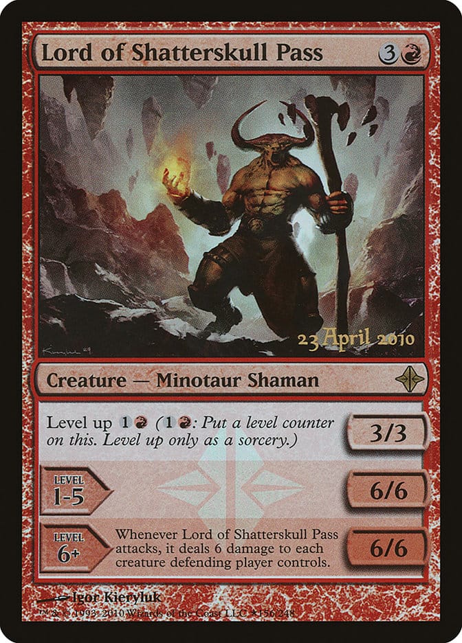 Lord of Shatterskull Pass [Rise of the Eldrazi Prerelease Promos] Magic: The Gathering