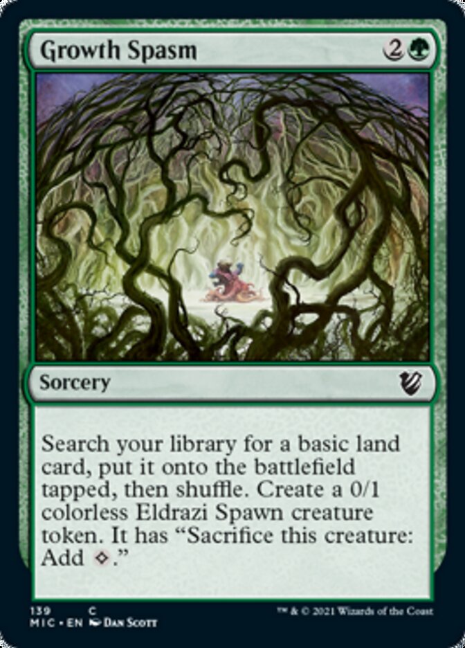 Growth Spasm [Innistrad: Midnight Hunt Commander] Magic: The Gathering