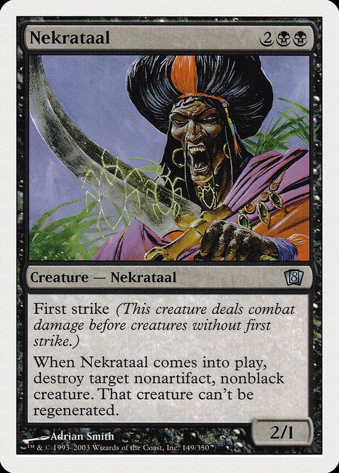 Nekrataal (8th Edition) [Oversize Cards] Magic: The Gathering