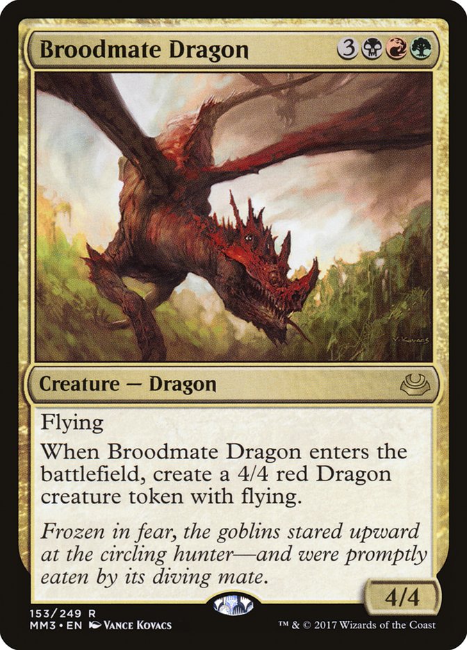 Broodmate Dragon [Modern Masters 2017] Magic: The Gathering