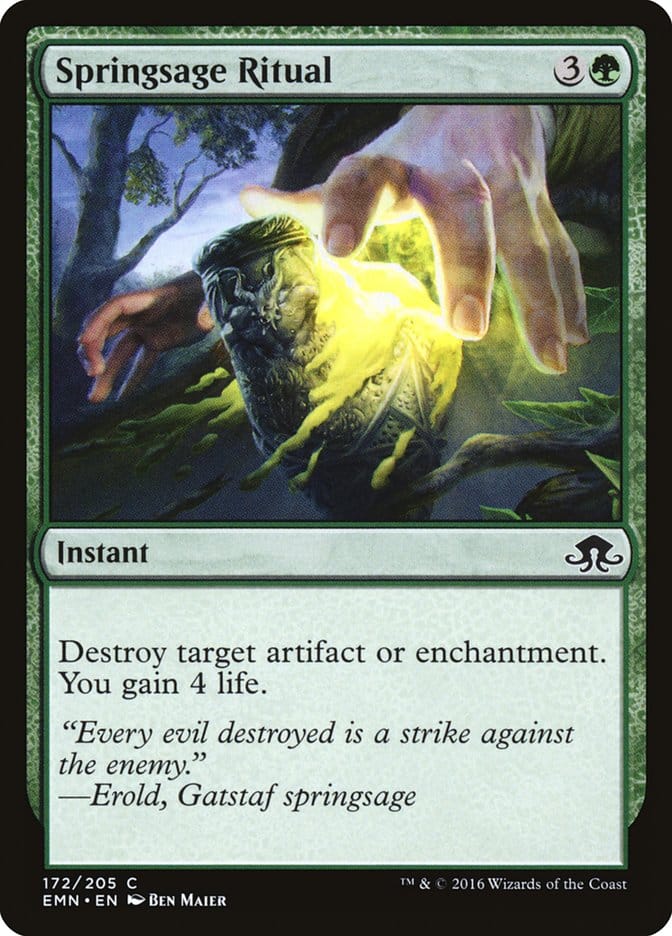 Springsage Ritual [Eldritch Moon] Magic: The Gathering